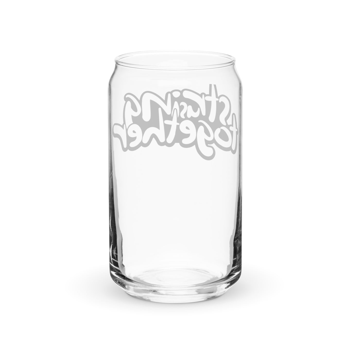 “Have a beer with me”. OG logo glass