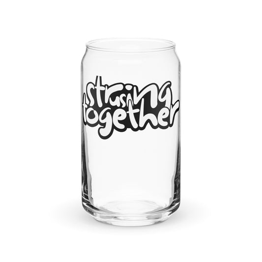 “Have a beer with me”. OG logo glass